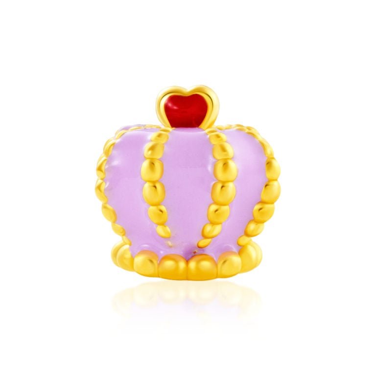 Royal Crown 999 Pure Gold Charm Bracelet