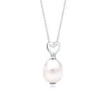 SK Jewellery Elegant Pearl Necklace Pendant with Chain