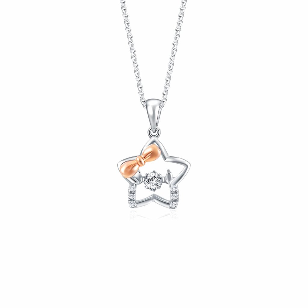SK Jewellery Starlett Joey Star Diamond Necklace for women