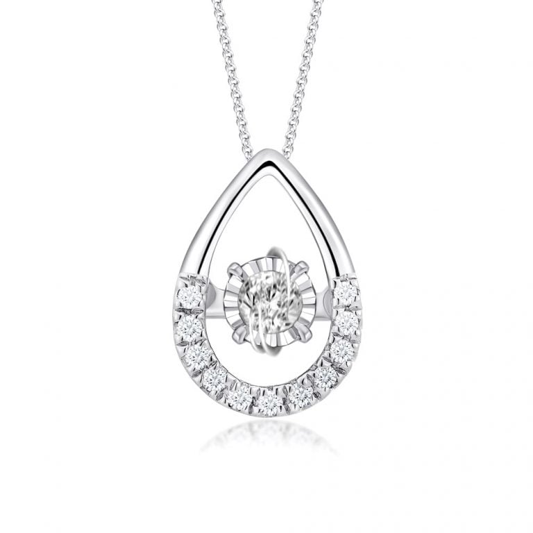 SK Jewellery An Ocean of love diamond necklace for women