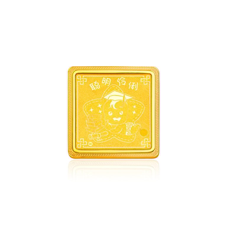 SK JEWELLERY PROFICIENT 999 PURE GOLD BAR 1G