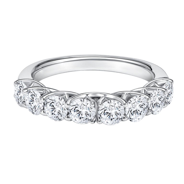 SK SOLITAIRE RING DIAMOND RING with lab grown diamonds in 18k white gold STAR CARAT ELEGANT ETERNITY