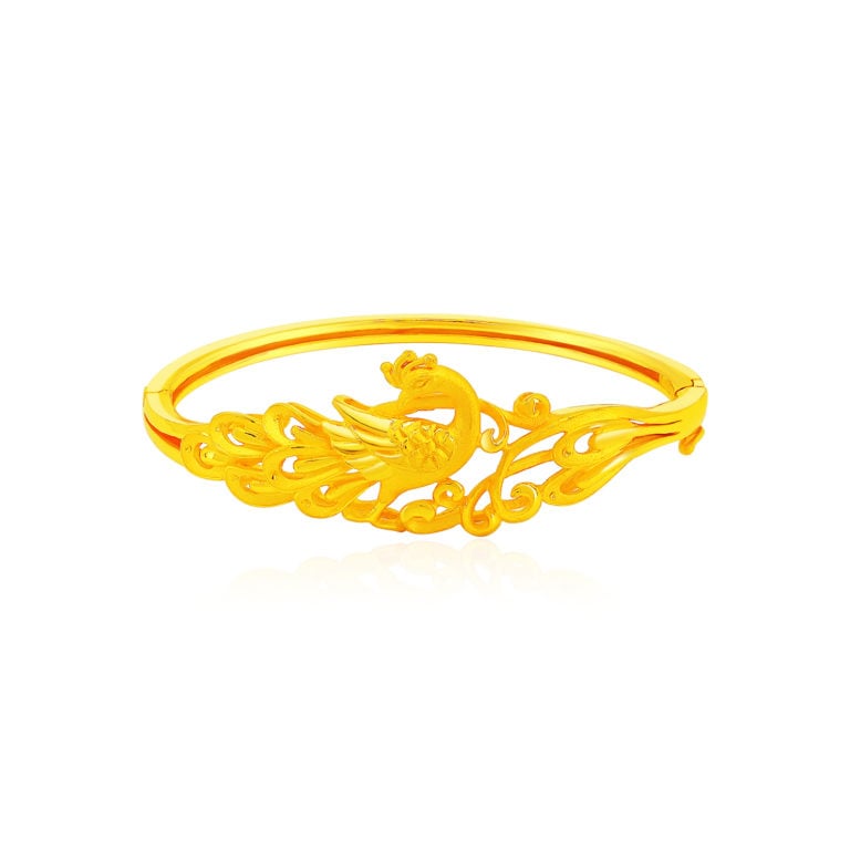 FLIGHT OF PHOENIX 999 GOLD BANGLE