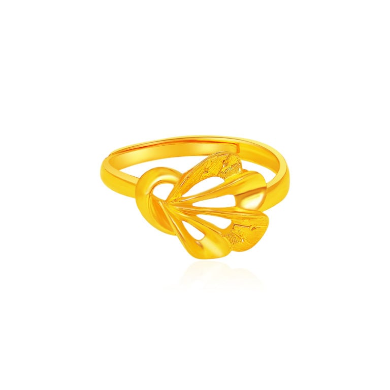 SK JEWELLERY 999 PURE GOLD JEWELLERY SET RING NECKLACE EARRING MALAYSIA