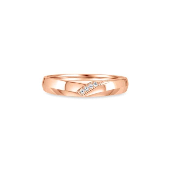 Momento Classic Rose Gold Wedding Band