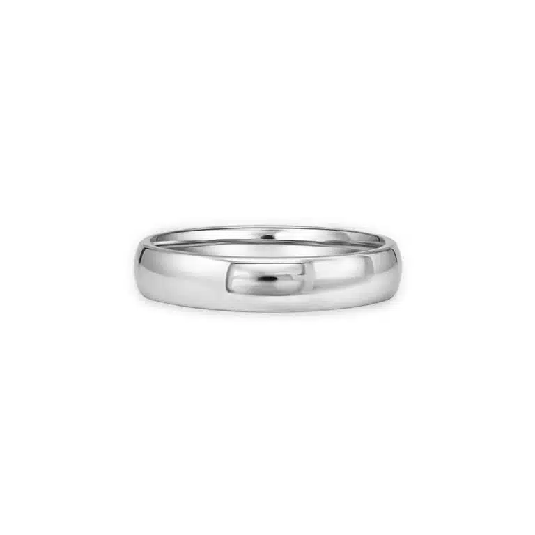 SK mens wedding rings in 14k white gold