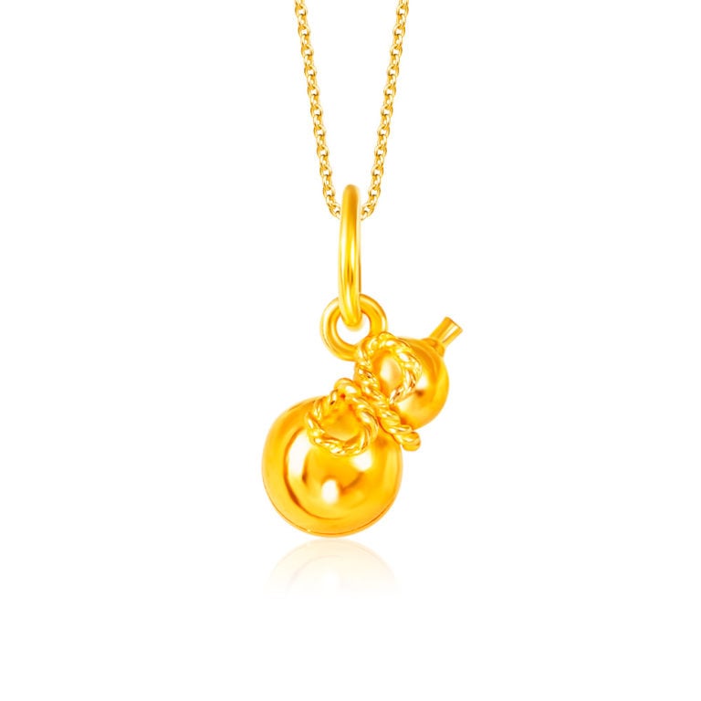 SK 916 Gourd Gold Pendant