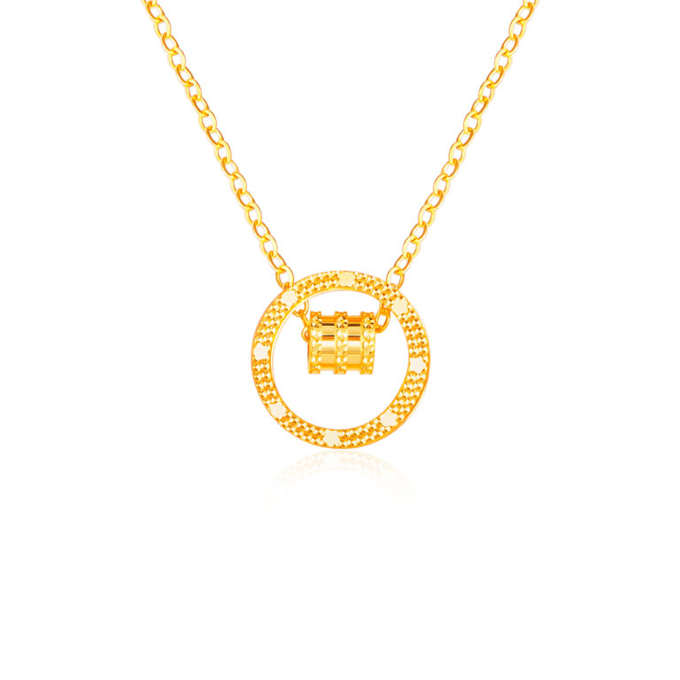 SK 916 Clarrisa Gold Necklace