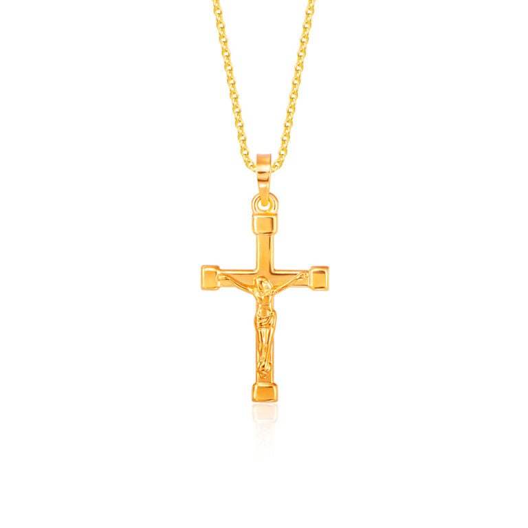 SK 916 HEAVENS BLESSING GOLD PENDANT & NECKLACE FOR WOMEN
