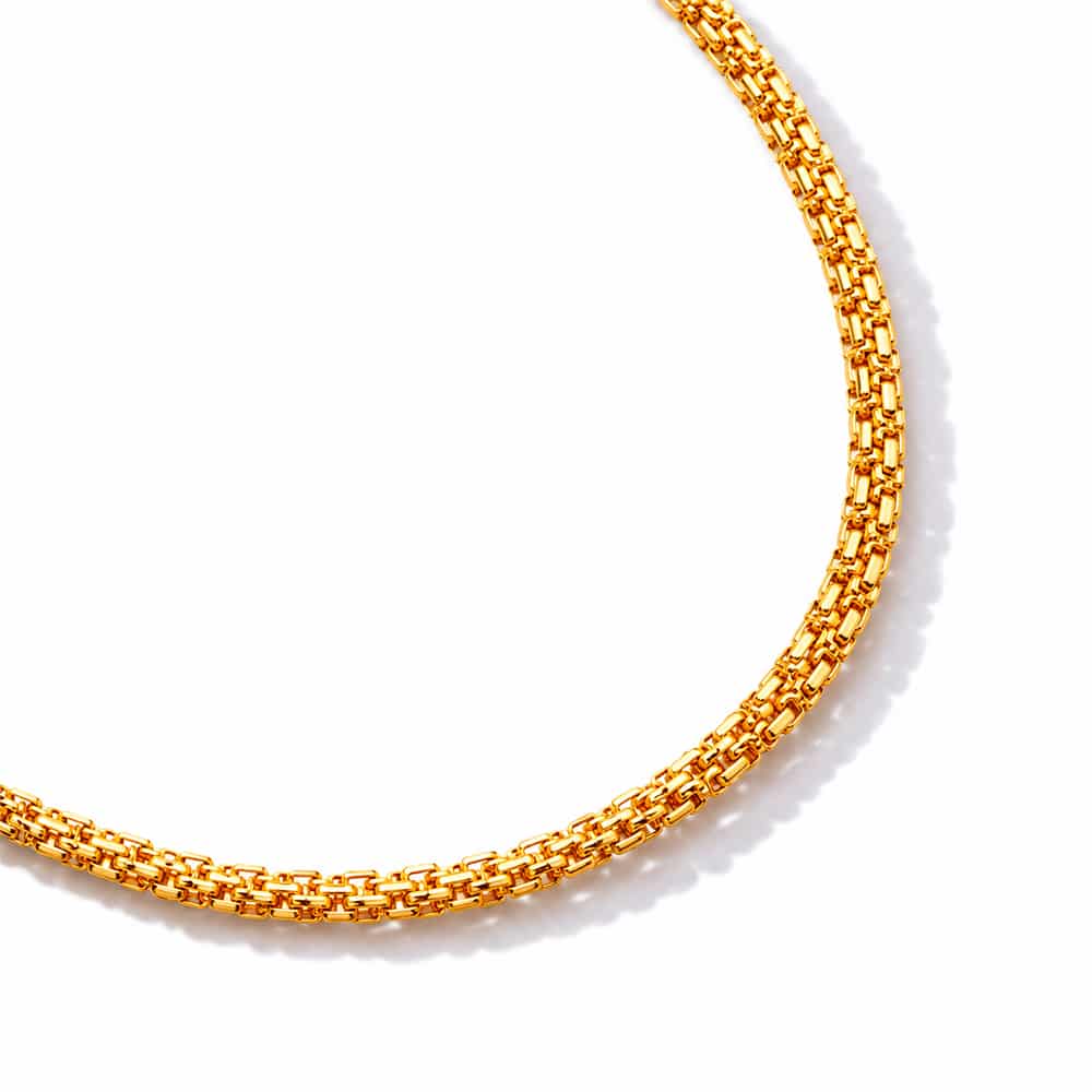 Intricity 916 Gold Cable Chain in 916 Gold - SK Jewellery