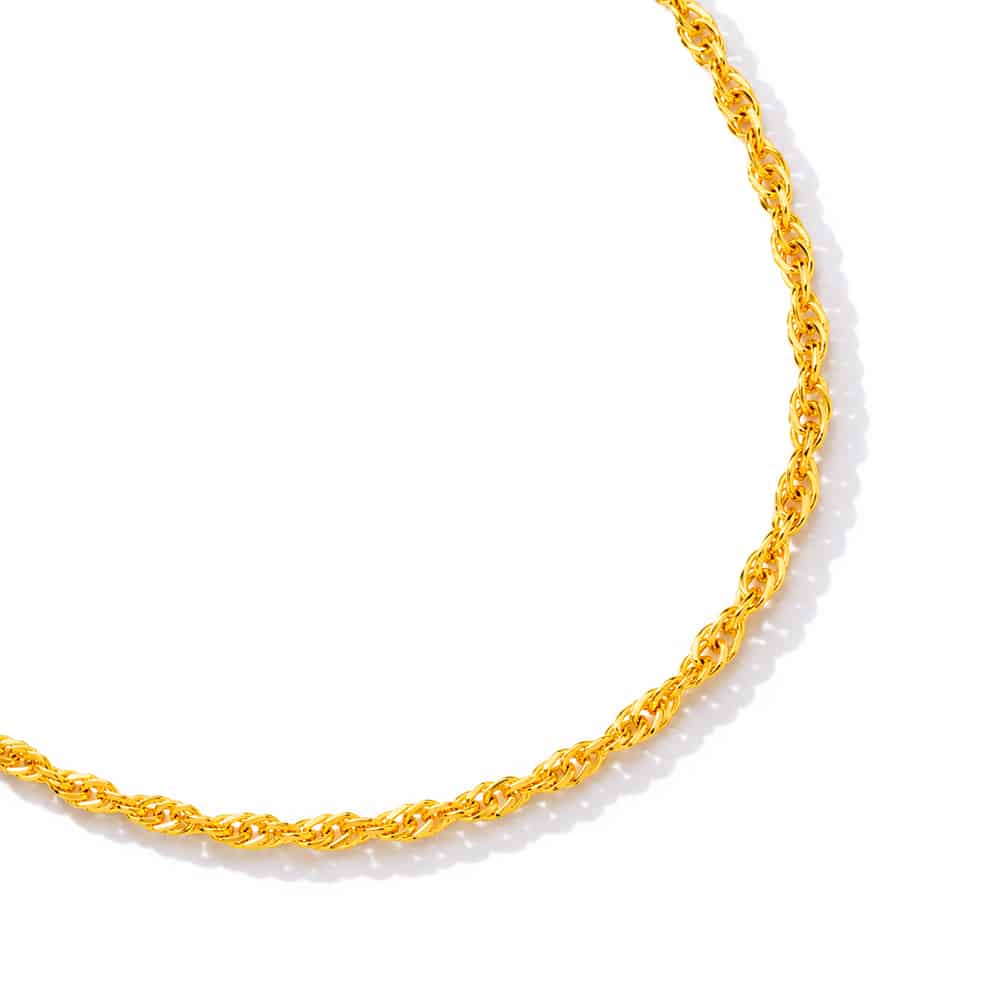 Colette 999 Pure Gold Chain in 999 Pure Gold - SK Jewellery