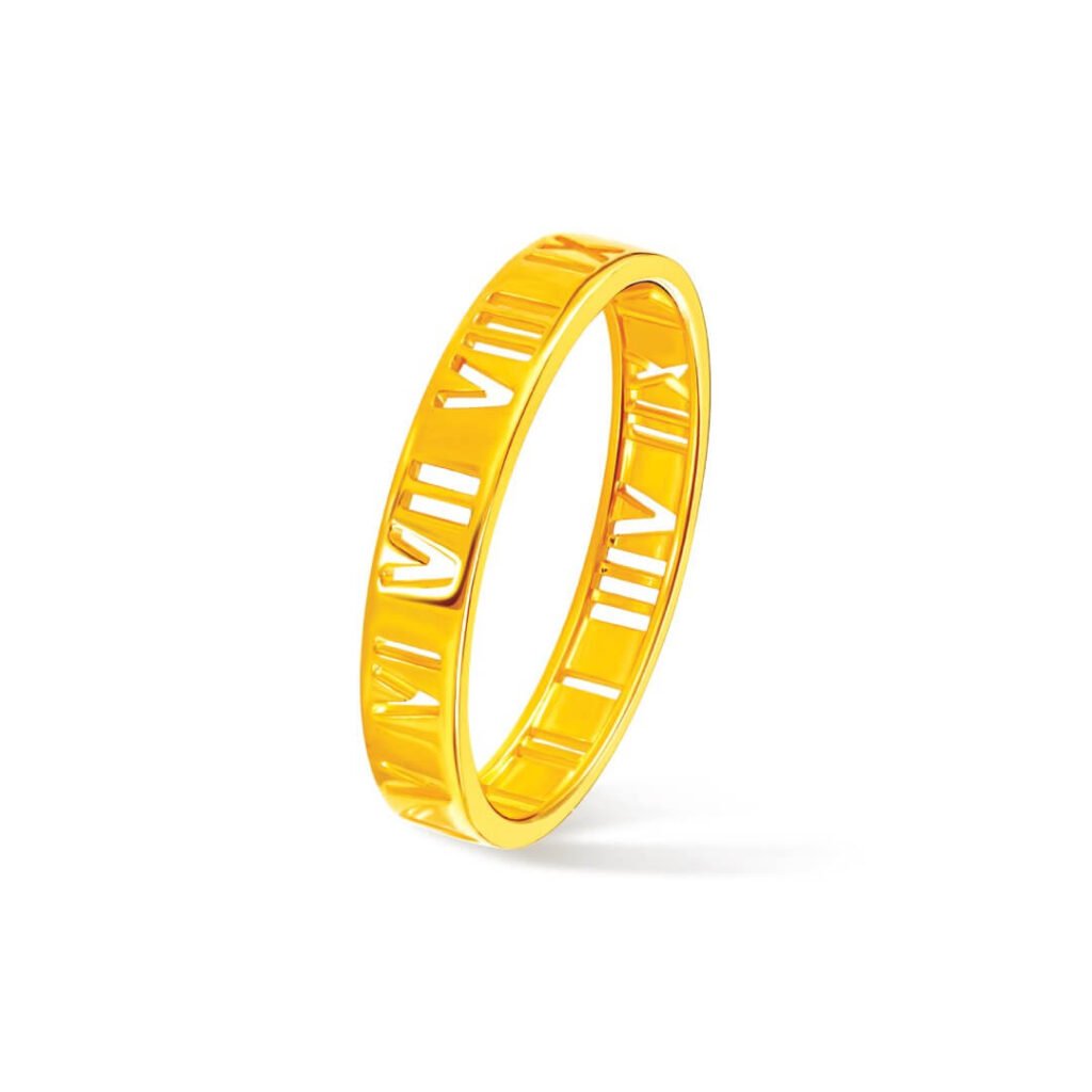 SK cincin merisik dalam emas kuning 