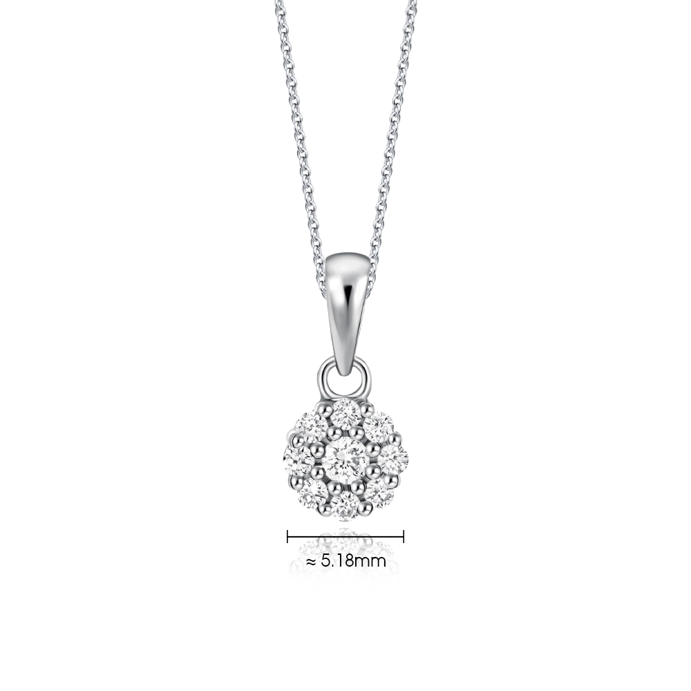 In Bloom Diamond Pendant in 10K Gold - SK Jewellery