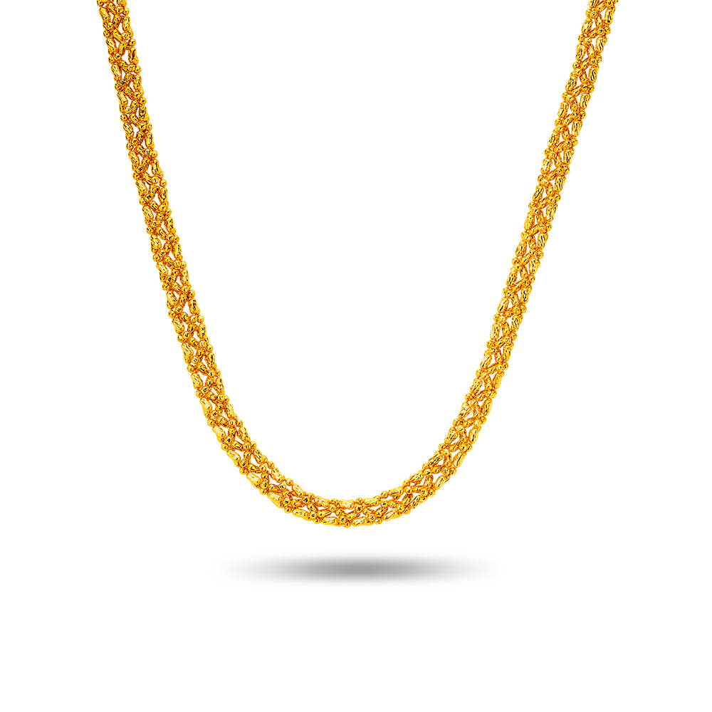 Miami 916 Gold Chain in 916 Gold - SK Jewellery