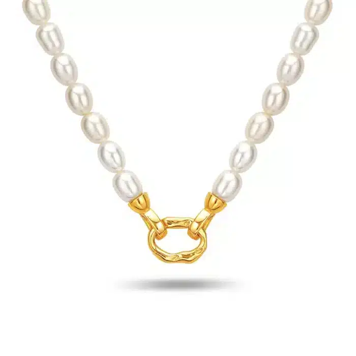 Minimalist Pearl-fect Necklace