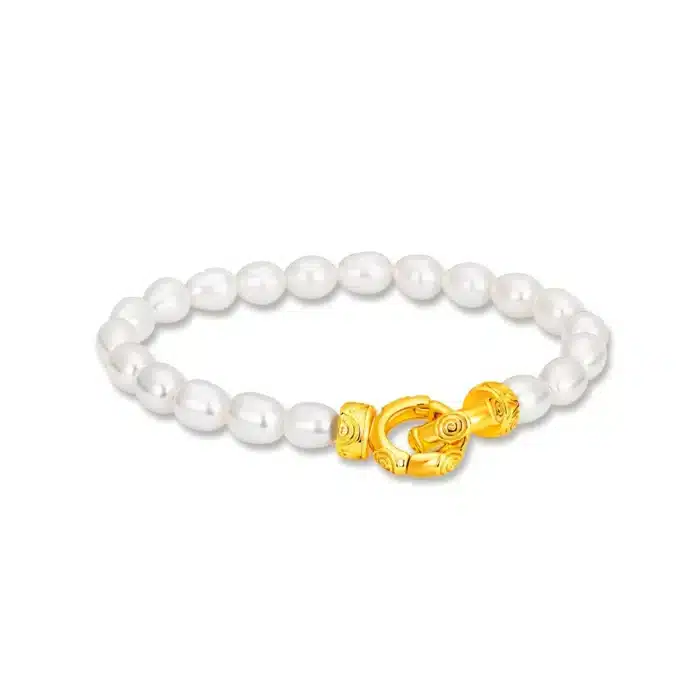 Ring of Affection Pearl Bracelet