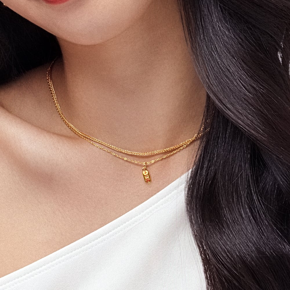 Serenity Talisman “平安符” 999 Pure Gold Pendant