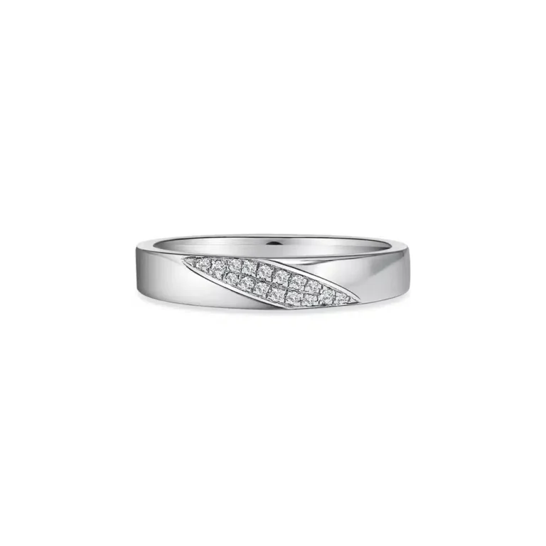 SK Momento Princess White Gold Wedding Ring Malaysia