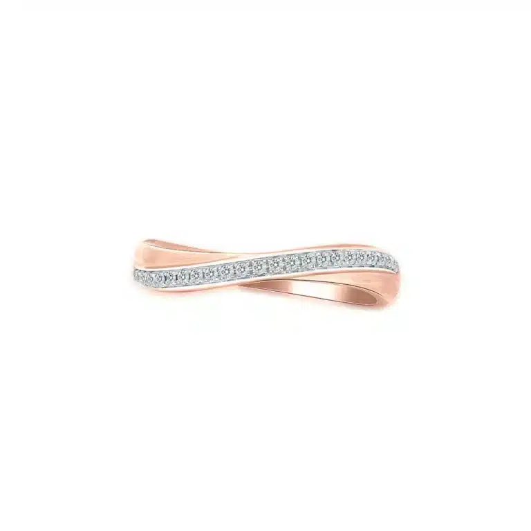 Momento Everlasting Love Diamond Rose Gold Wedding Band Malaysia