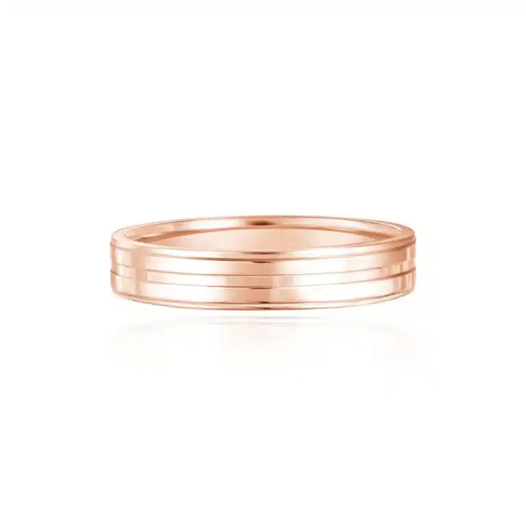 Jill-Rene Adore Dainty Rose Gold Wedding Band Malaysia