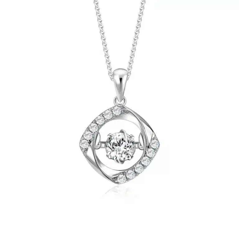 Star Carat Classic Sparkling Diamond Pendant & necklace for women