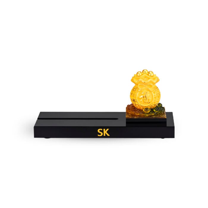 Fortune Pineapple 999 Pure Gold Bar Holder
