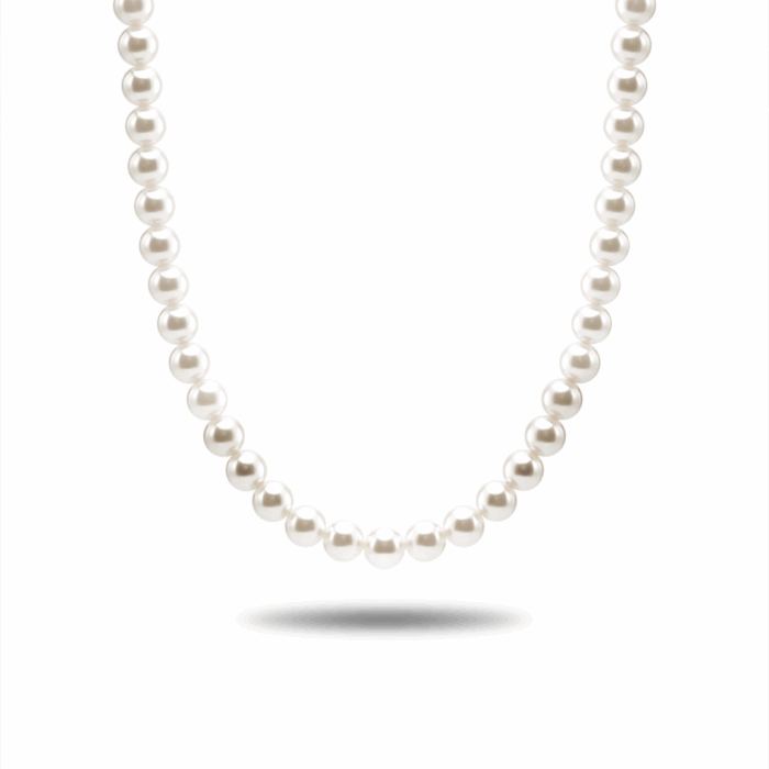Moonveil Elegance Cultured Pearl Necklace