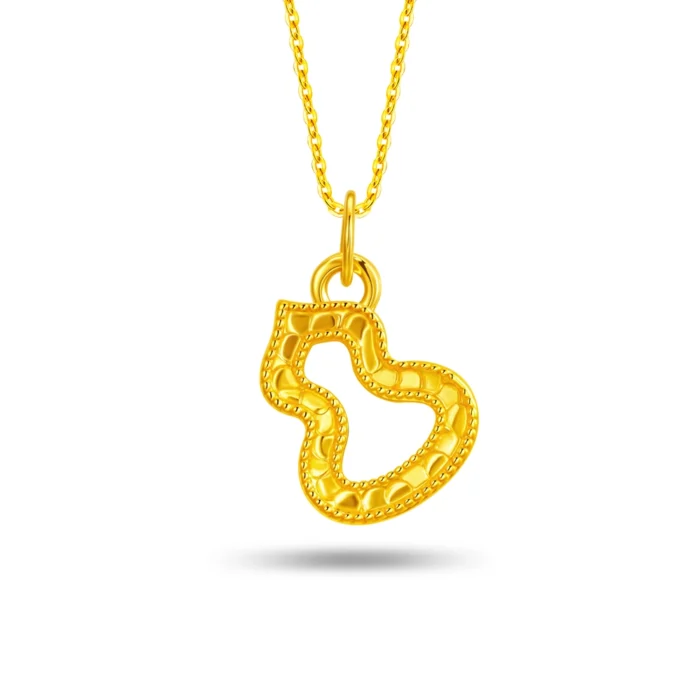 Golden Prosperity Hulu 999 Pure Gold Pendant