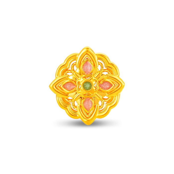 Blooming Harmony 999 Gold Charm