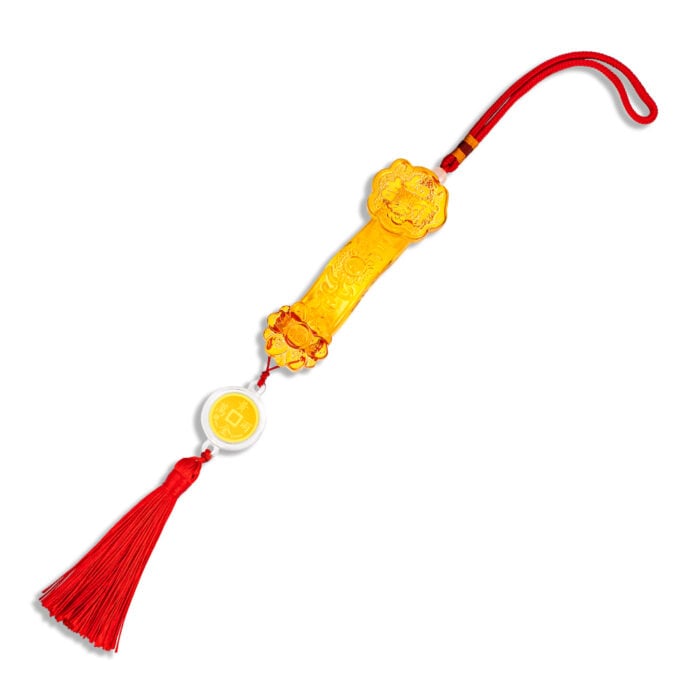 Ruyi Scepter of Prosperity 999 Pure Gold Ornament (0.005G)