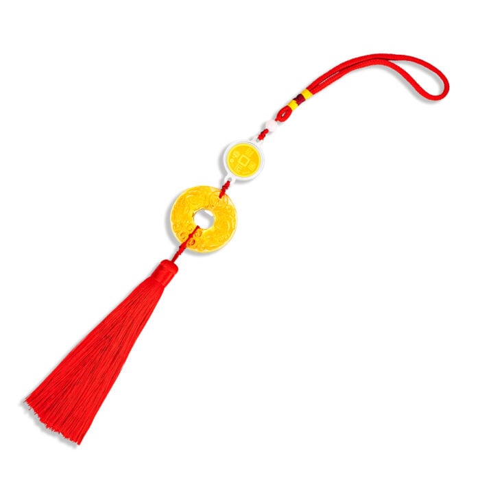 Peace & Prosperity Lock 999 Pure Gold Ornament (0.005G)