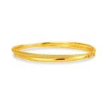 Silvère 925 Silver Layered Gold Plated Bangle Bracelet