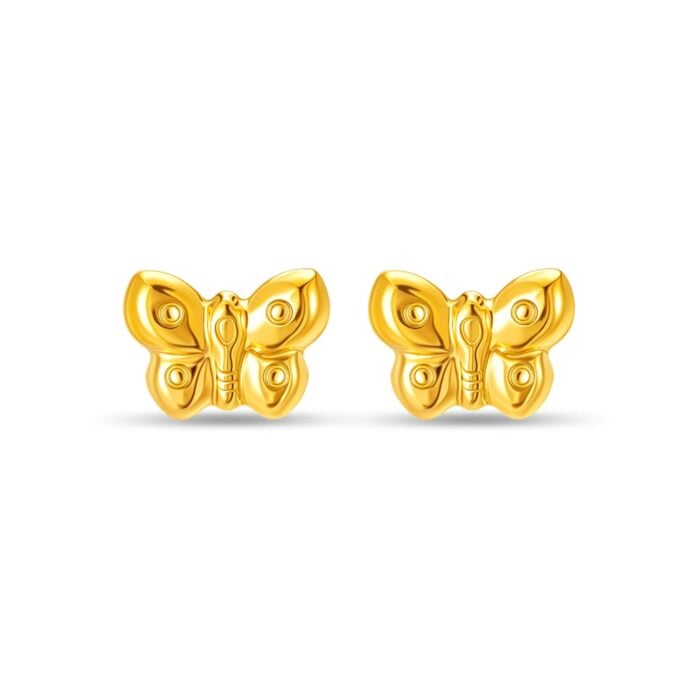 Silvère 925 Silver Butterfly Stud Earrings