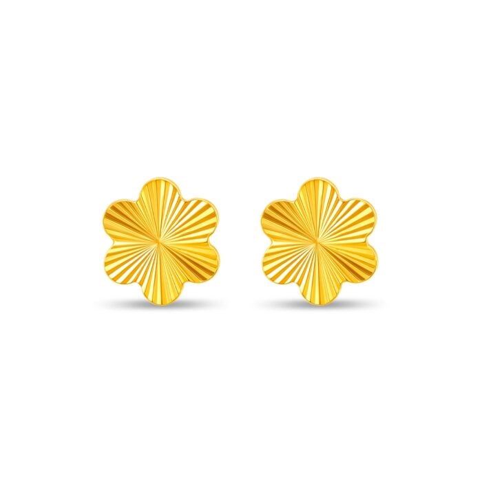 Silvère 925 Silver Radiant Blossom Stud Earrings