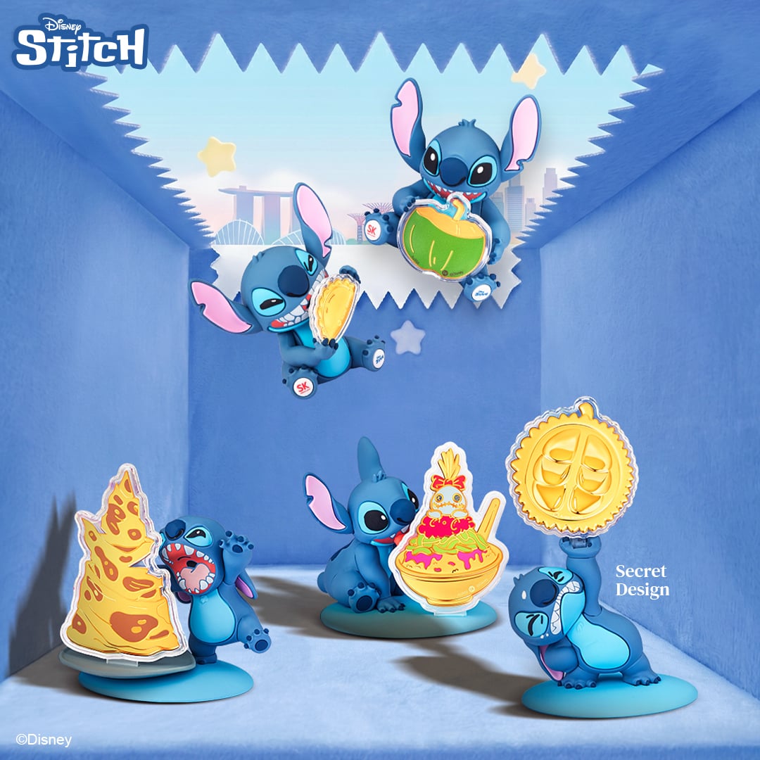 Disney Stitch Taste of Malaysia Blind Box 999 Pure Gold Bundle in 999 Pure Gold - SK Jewellery
