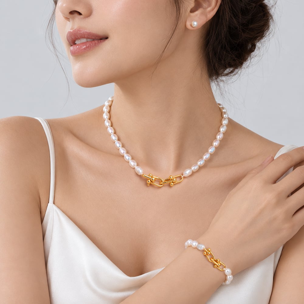 Andy Runway Ready Pearl Necklace - SK Jewellery
