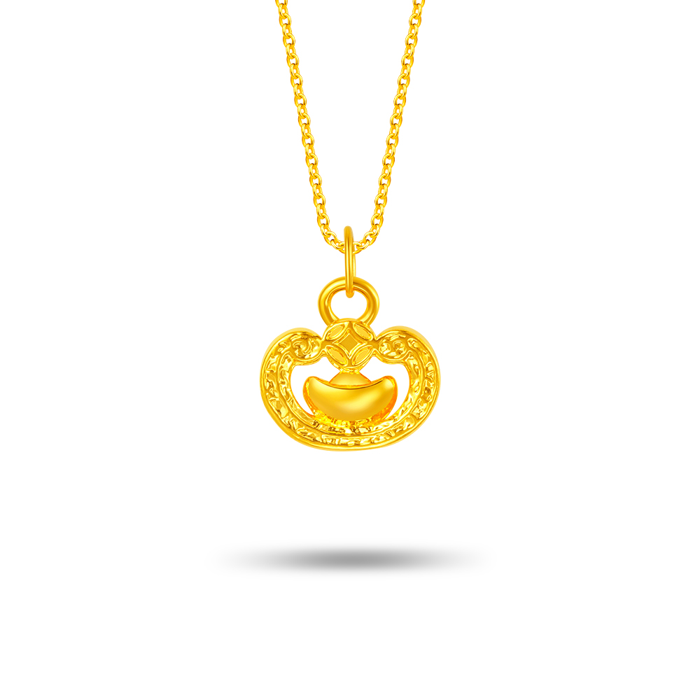 Abundance Fortune and Luck 999 Gold Pendant Mix-And-Match Bundle in 999 Pure Gold - SK Jewellery