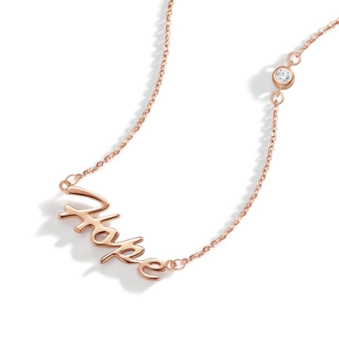 Bold Script Personalized Name Necklace