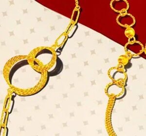 Gelang sauh emas 916 dari SK Jewellery