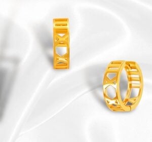 Anting-anting emas SK Jewellery untuk pemakaian harian