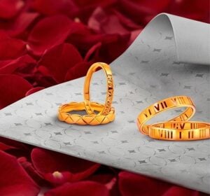 Cincin merisik emas tulen dari SK Jewellery