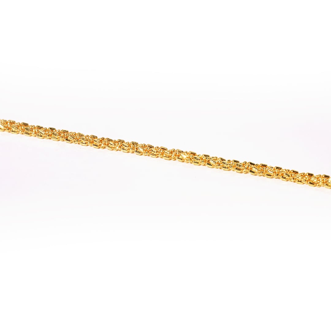 Radiant Cluster 916 Gold Bracelet in 916 Gold - SK Jewellery