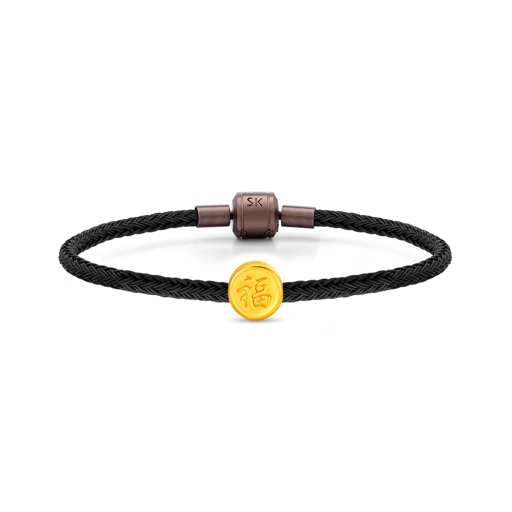 Positivity Blessing 999 Pure Gold Charm