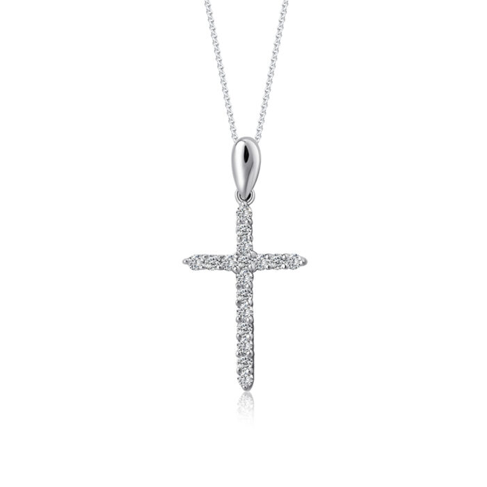 Glistening Faith Diamond Pendant