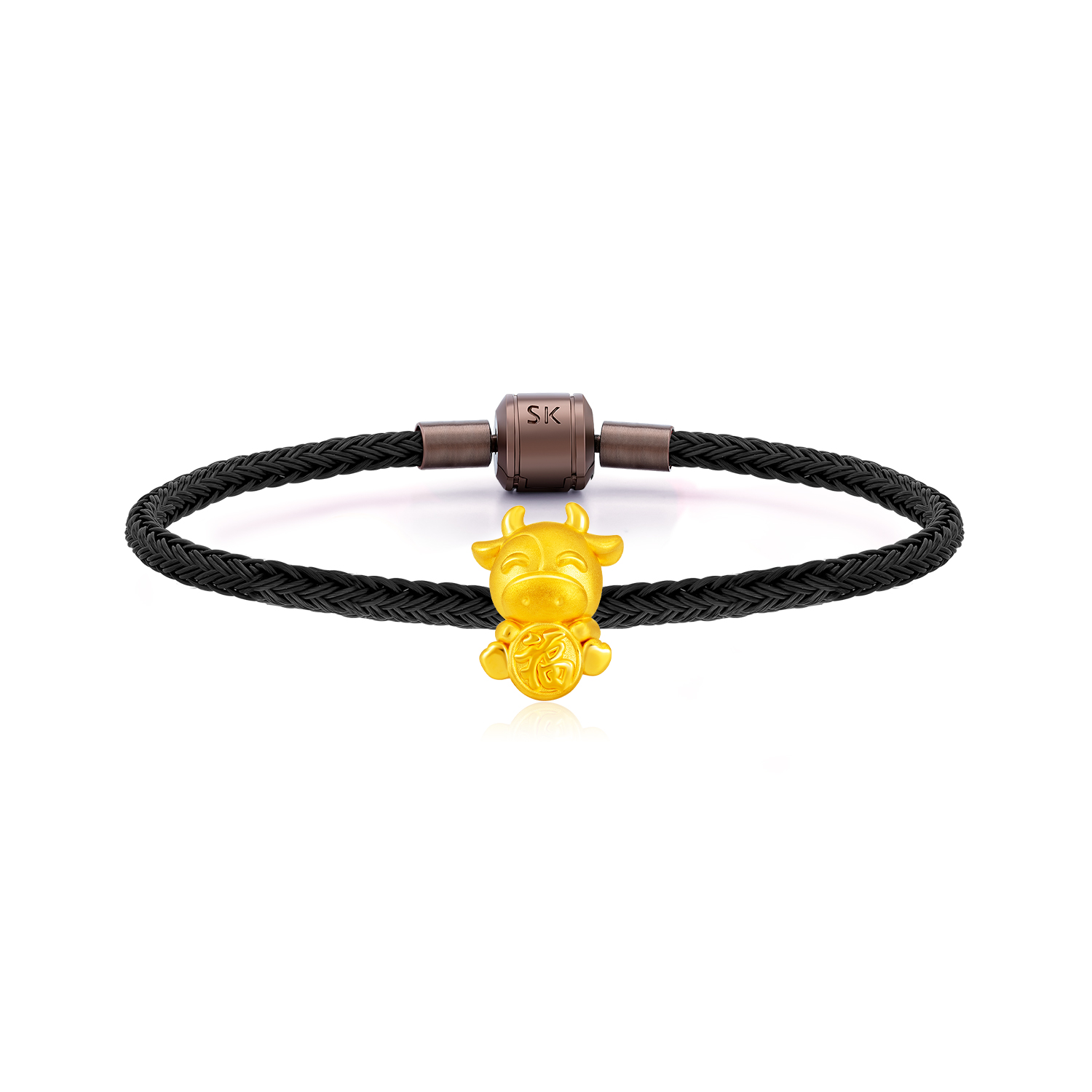 SK Jewellery Blessed Zodiac Ox Charms Bracelet