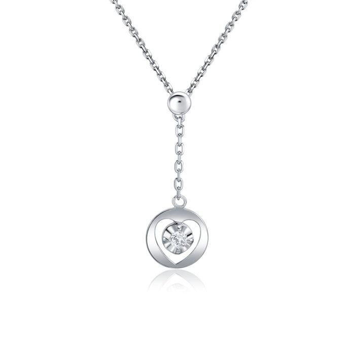 SK Jewellery Cherio Stainless Steel Love Necklace | SK Jewellery