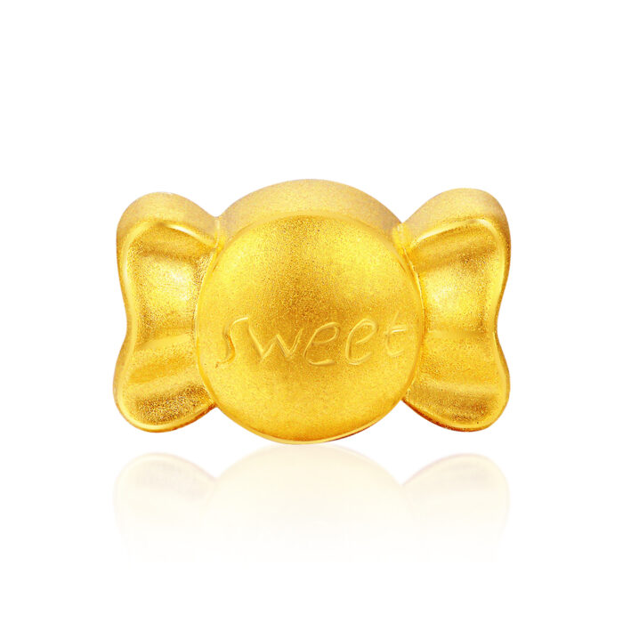 Sweet Sugar Candy 999 Pure Gold Charm Bracelet