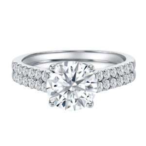 Star Carat Classic Pave Diamond Ring | SK Jewellery