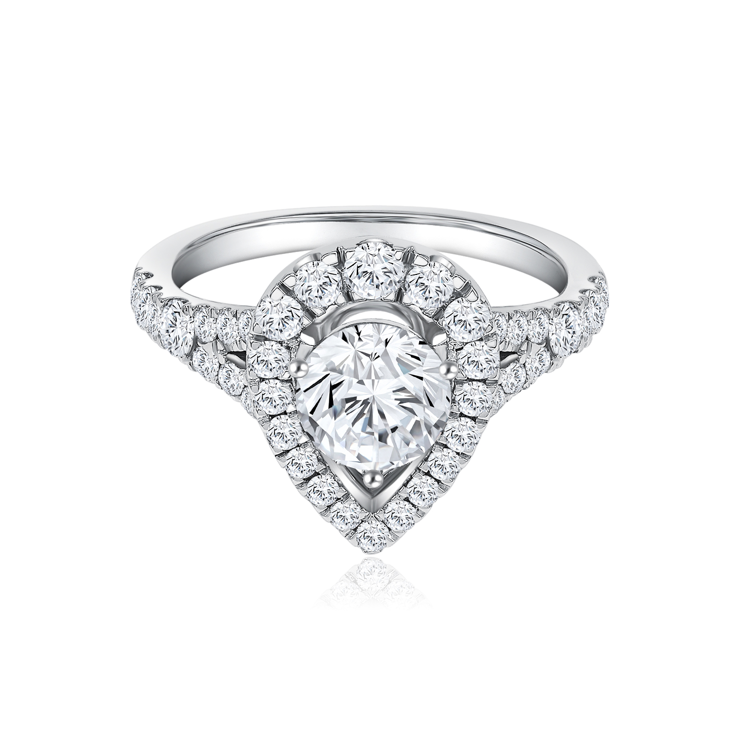  cincin kahwin, cincin kahwin perempuan batu permata. Star Carat Fancy Teardrop Diamond Ring