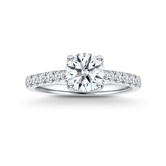 SK CINCIN BERLIAN STAR CARAT TWINKLE berlian ditanam dalam makmal dan cincin berlian dalam 18k emas putih untuk cincin tunang perempuan